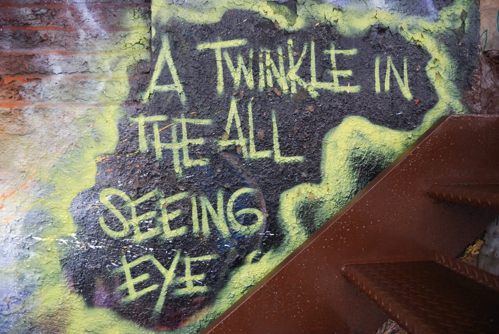 A twinkle in the all seeing eye