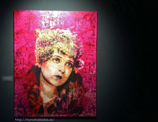 "The Flapper is Clara Bow" Retrato de Clara Bow, by BTOY